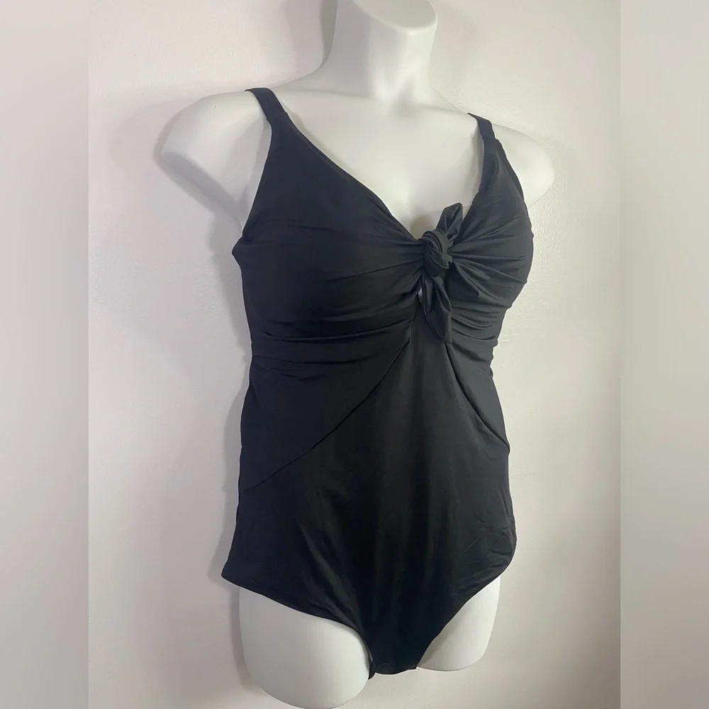 CITY CHIC Black Rhodes One Piece Swimsuit Padded Underwire SKU0814